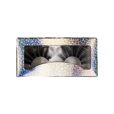 China Wholesale Good Quality Natural False Eyelash Luxury Boxes Print Drawer Silver Star Cases Instant Eyelash Color for sale