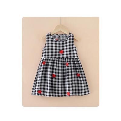 China 2022 New Arrival Breathable Summer Sleeveless Newborn Baby Dresses Girl for sale