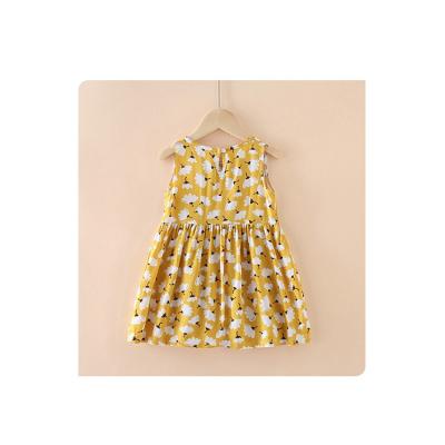 China Breathable Baby Dresses Kids Sleeveless Party Casual Summer Dress Girl for sale