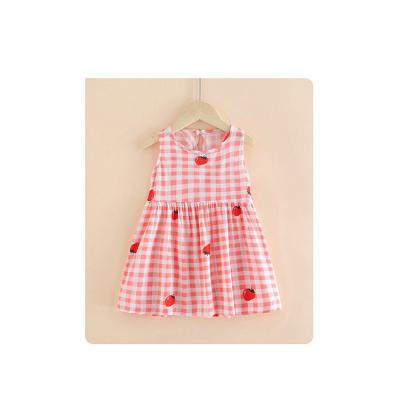 China Summer Breathable High Quality Korean Cotton Dress Baby Teen Girl For Kids Clothes Girls Dresses for sale