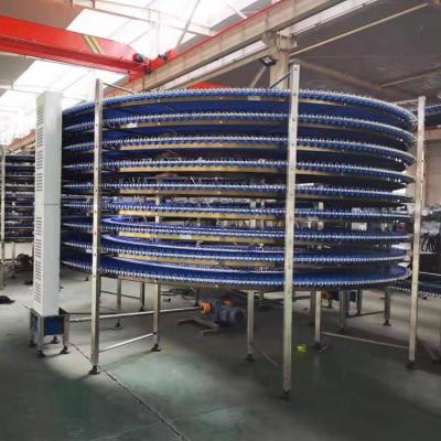 China DLTE Sprial Conveyor Heat Resistant Helical Cooling Tower With Famous Motor VFD for sale