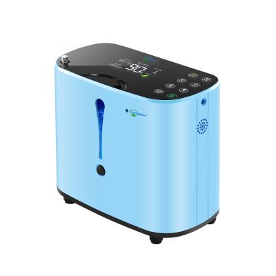 China 2022 Plastic New Design Easy To Use Mini Portable Oxygen Concentrator Blue With SOS Function for sale