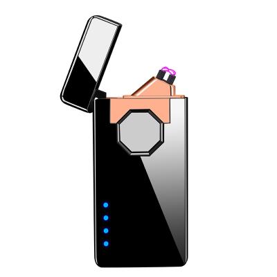 China USB Rechargeable Electronic Lighter Infrared Electric Arc Usb Cigarette Lighter Infrared Charging Lighter for sale