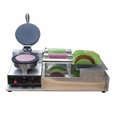 China Southeast Asia Mexico taco waffle baked snack factory free shipping/Mexico fried ice cream/taco machine bun maker for sale