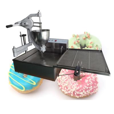 China Electric manual mini snack factory CE donut machine/donut fryer/manual manual tabletop donut maker for sale