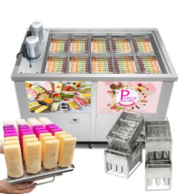 China snack factory 10 molds basket style ataforma finamac fruit popsicle ice cream machine/eskimo making machine/ice pop machine for sale