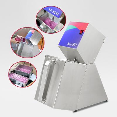 China Automatic electric crusher ice cream mixer/vegetable processing plant fruit/popsicle mixer for sale