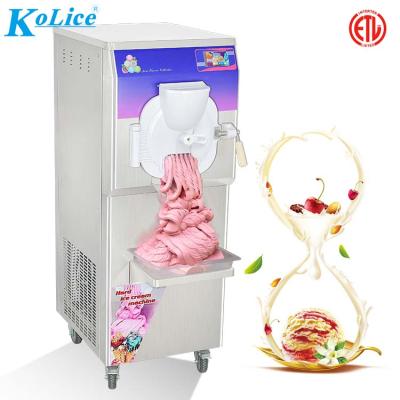 China Factory Kolice ICM-38S CE ETL /ice machine cream churner comercial hard ice cream machine snacks/comercial hard ice cream machine for sale