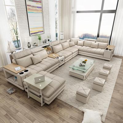 China Removable cover multifunctional living room sofa sectionals sofa set 7 seats with music player for sale