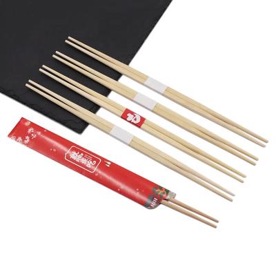 China Viable set of chopsticks, Japanese style classic bamboo natural reusable chopsticks for sale