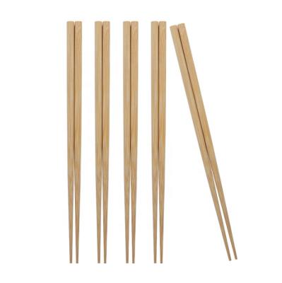 China Custom Printed Disposable Bamboo Chopsticks 24Cm Viable Kraft Paper Sleeve Japanese Sushi Bamboo Chopsticks for sale