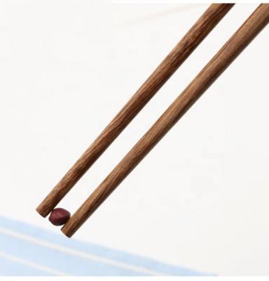 China Viable Natural Color Wooden Chopsticks Wenge Wooden Chicken Wing Wood Lettering Chopsticks 28cm for sale