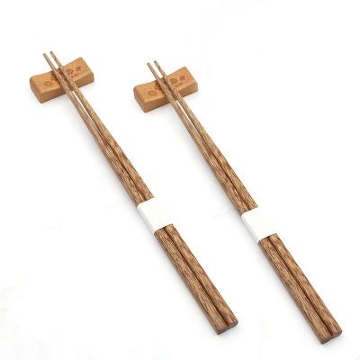 China Viable Chicken Wing Wooden Chopsticks Without Paint, Head Waxy Flat Mouth Wooden Chopsticks for sale