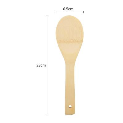 China Sustainable Bamboo Utensils Reusable Bamboo Utensils Kitchen Accessories Bamboo Wooden Cookware Sets for sale