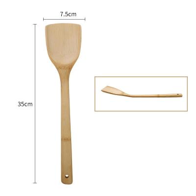 China Reusable Reusable Organic Bamboo Cooking Utensils Kitchen Utensils Bamboo Kitchen Utensils Accessories Set for sale