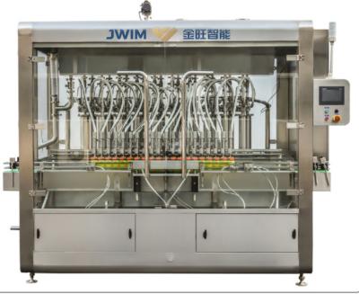 China 8 12 16 20 Head Chemical Liquid Bottle Filling Machine Piston Type 50ml 250ml 1000ml for sale