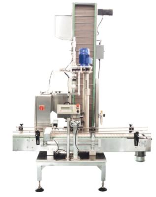 China Bleach Pesticide Automatic Single Head Screw Capping Machine Pesticide Filling Machine for sale