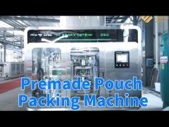 6-10 Bags/min Premade Pouch Packing Machine Vacuum Shaping 304 Stainless Steel