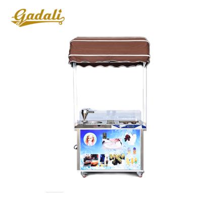 China Factory Factory Commercial Popsicle Machine Fried Ice Cream Machine Fried Snack Cart Directly for sale