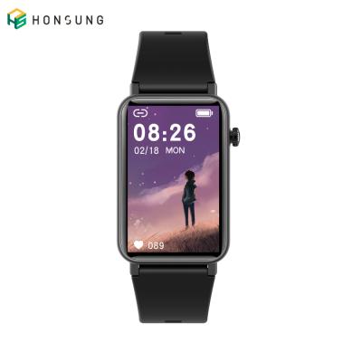 China High quality waterproof ip68 touch screen phone calls IOS android smart watch t500plus factory price for sale