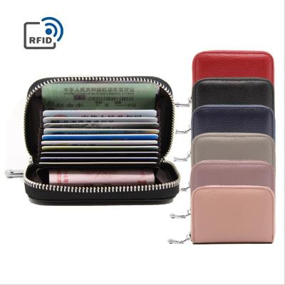 China 2020 Best Selling RFID Card Holder Men's High Quality Cowhide Leather Wallet for sale