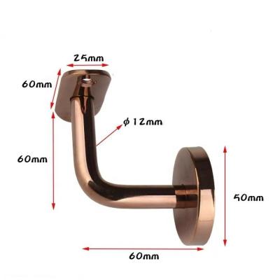 China Hot New Modern Stainless Steel Railing Bracket 304 Stainless Steel Stair Railing Bracket for sale