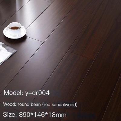 China 2022 Modern Lock Free Geothermal Underfloor Heating Bean Disk Log Indoor Solid Wood Flooring for sale