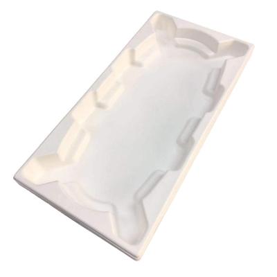 China Molded pulp packaging trays China goods pulp molding wholesale packaging water tank base recycled paper packaging tray pulp for sale