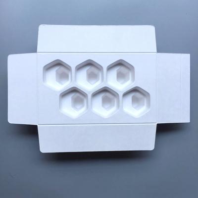 China Dongguan Molded Pulp Packaging Trays Molded Sugarcane Fiber Pulp Food Packaging Box Molded Pulp Tray Molded Pulp Packaging for sale