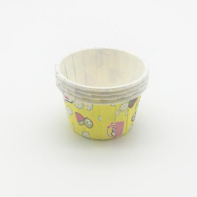 China Disposable custom printed price paper cake promotion cup cake bun baking mouth coated cake paper cup for sale