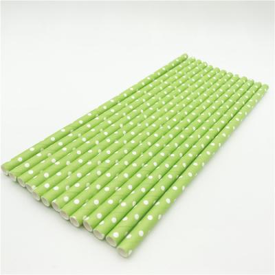 China Disposable Eco Bubble Tea Paper Drinking Straws 12mm Biodegradable Paper Straws for sale