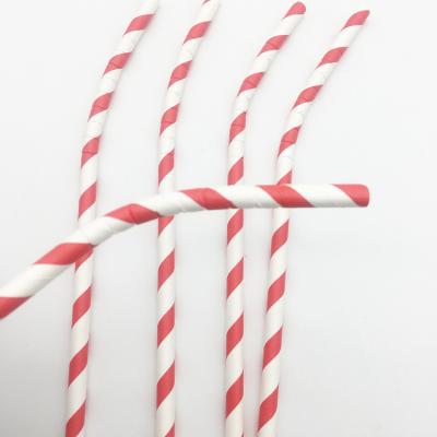 China Disposable Eco - Friendly Curvy Paper Straws For Party for sale