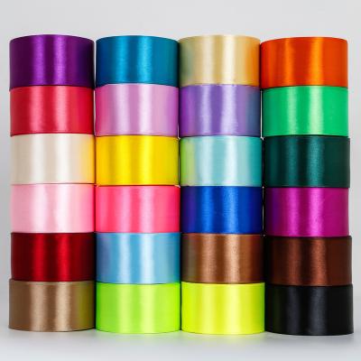 China High Quality And Cheap Custom Made DIY Ribbon Wrapping Beautiful Solid Color Cipher 4CM Wide Decorative Ribbon DIY Ribbon for sale