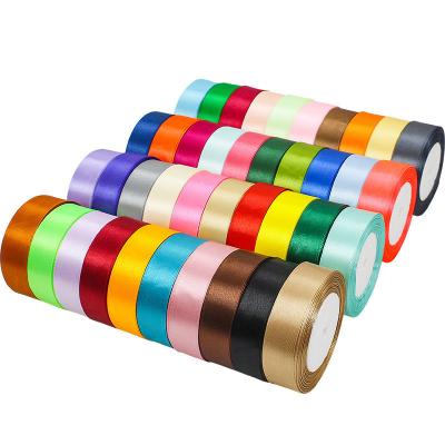 China Beautiful Good Quality Wrapping Decoration Flora Custom Ribbon and Solid Color Encryption Cheap DIY Wide Ribbon for sale