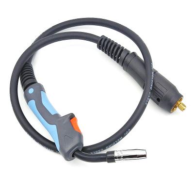 China MIG 180A Euro Gun Connector 15AK Copper Welding Torch With Welding Tip for sale