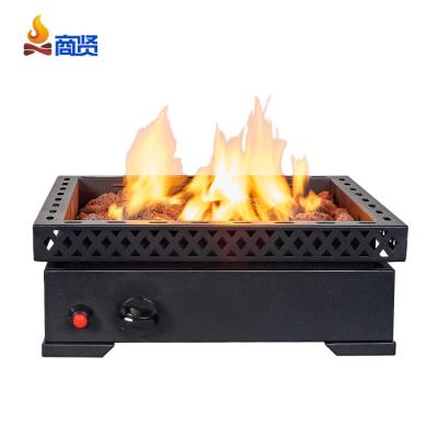 China New Arrival Modern 28 Inch Garden Furniture BBQ Gas Fire Pit Stocked Outdoor Modern Table for sale