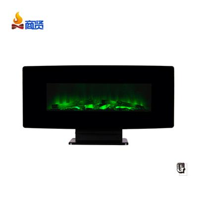 China Wall Mounted Glass Frame Wall Chimenea Electrica Decorative Electric Fireplace for sale