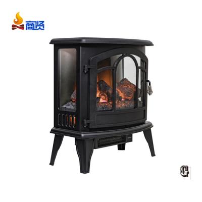 China Freestanding Curved Freestanding Electric Fireplace Heaters Decorative Electric Fireplace for sale