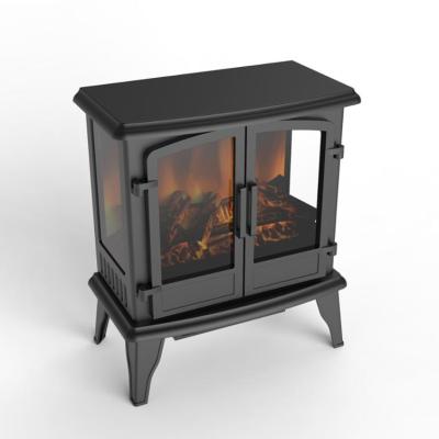 China Realistic Flame Effect Work With Or Without Heat Free Portable Mini Electric Fireplace No Heat Stove for sale