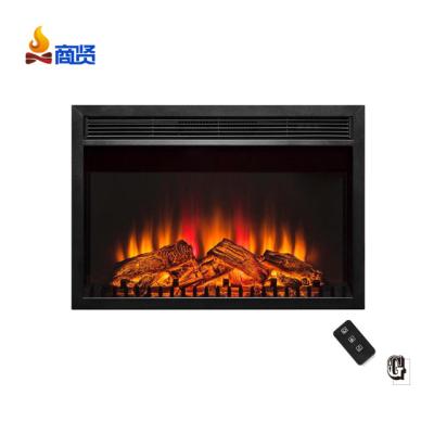 China Cheap Electric Inset Fireplace Mantel With Led Decor For Insert Electric Fireplace for sale