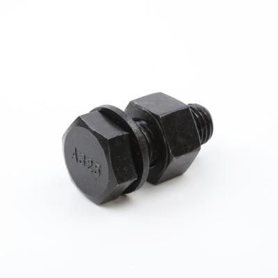 China Steel Heavy Duty Hex Bolt Black Oxide Bolt High Strength Bolt For Steel Structure for sale