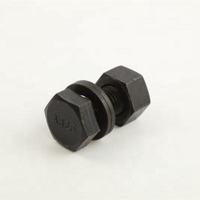 China High Strength ASTM A325 Black Hex Bolt Hex Bolt Steel Head Steel Bolt for sale