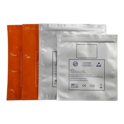 China Small Zip Lock Package Bags Reclosable Anti Static Shielding Bag Anti Static For Electronic Accessory Package for sale