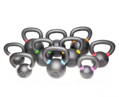 China Commercial Use Powder Coated Cast Iron Kettlebell , Kettle Bell for sale