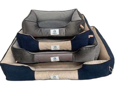 China Pet Cat Dog Nest Kennel Waterproof Hot Selling Cheap Suede Waterproof And Washable Soothing Bed for sale