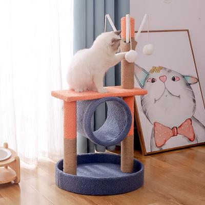 China Wholesale Viable Luxury Fashion House Toy Cat Tree Tower Strong And Durable For Cat for sale