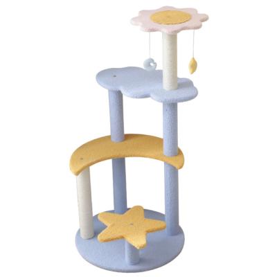 China High Quality Sustainable Sustainable Interactive Cat Toy Treehouse Tower Housing For Cat for sale