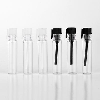 China Personal Care 1ml 2ml 3ml Clear Perfume Sample Glass Vial / Bottle for sale