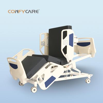 China Electric Backrest COINFYCARE JFD49 CE/ISO Factory ICU Hospital Bed Manufacturer For Emergency Patient for sale