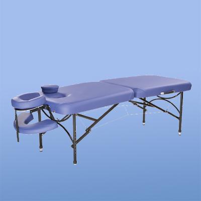 China Coinfycare CFAL04F 3 Section Massage Table Aluminum Portable Massage Bed 185*66*(63-84)cm for sale